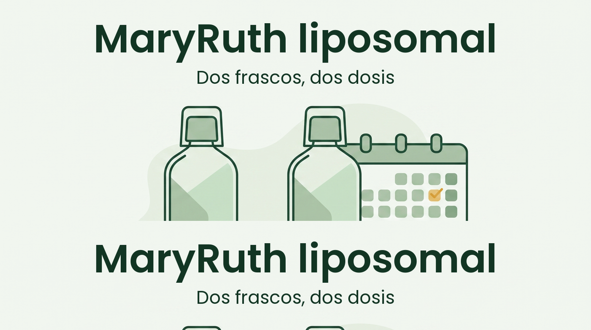 MaryRuth liposomal bottles compared