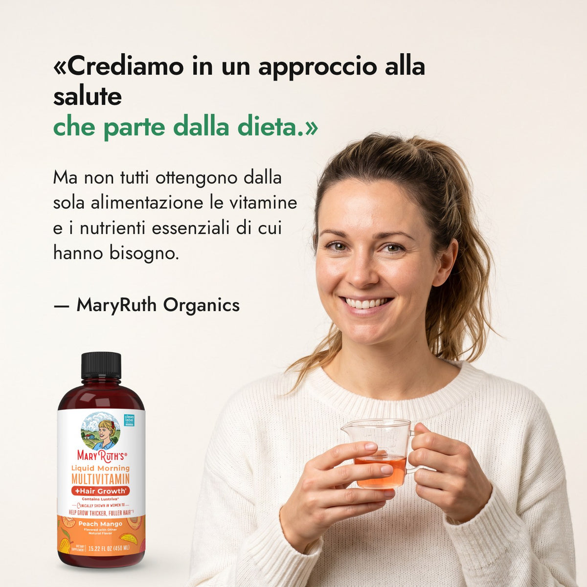 Crediamo in un approccio alla salute che parte dalla dieta. — MaryRuth Organics