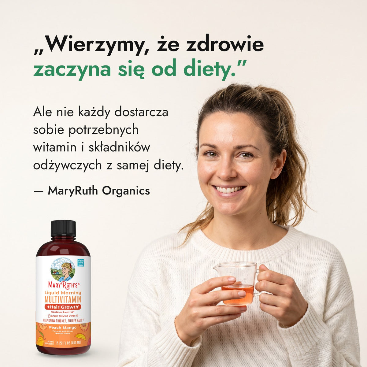 Wierzymy, że zdrowie zaczyna się od diety. — MaryRuth Organics