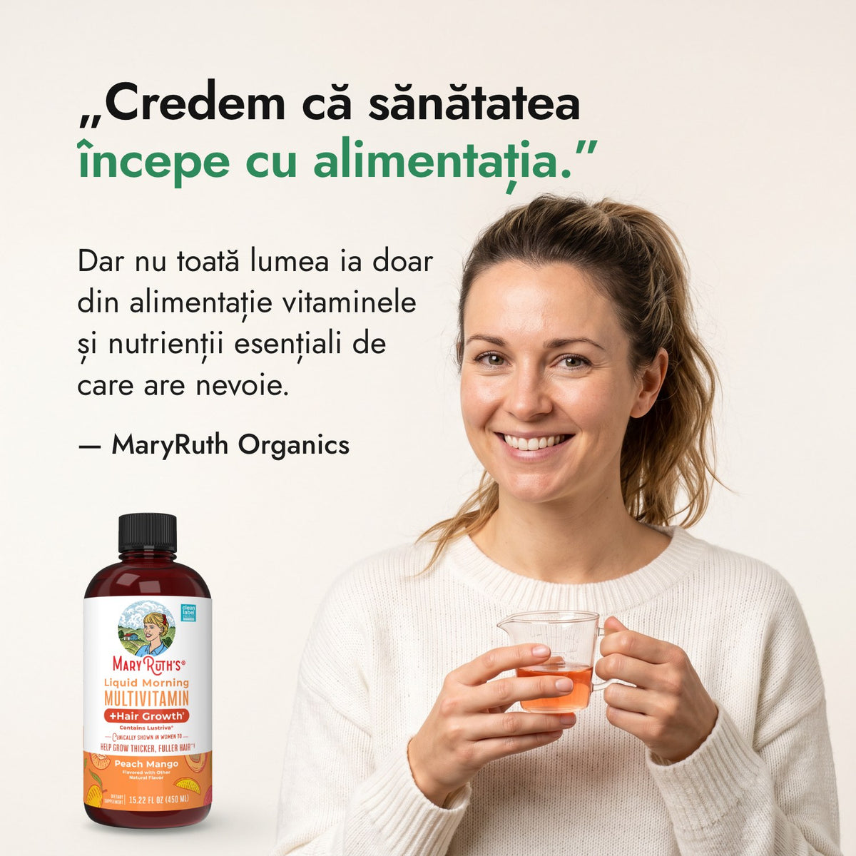 Credem că sănătatea începe cu alimentația. — MaryRuth Organics