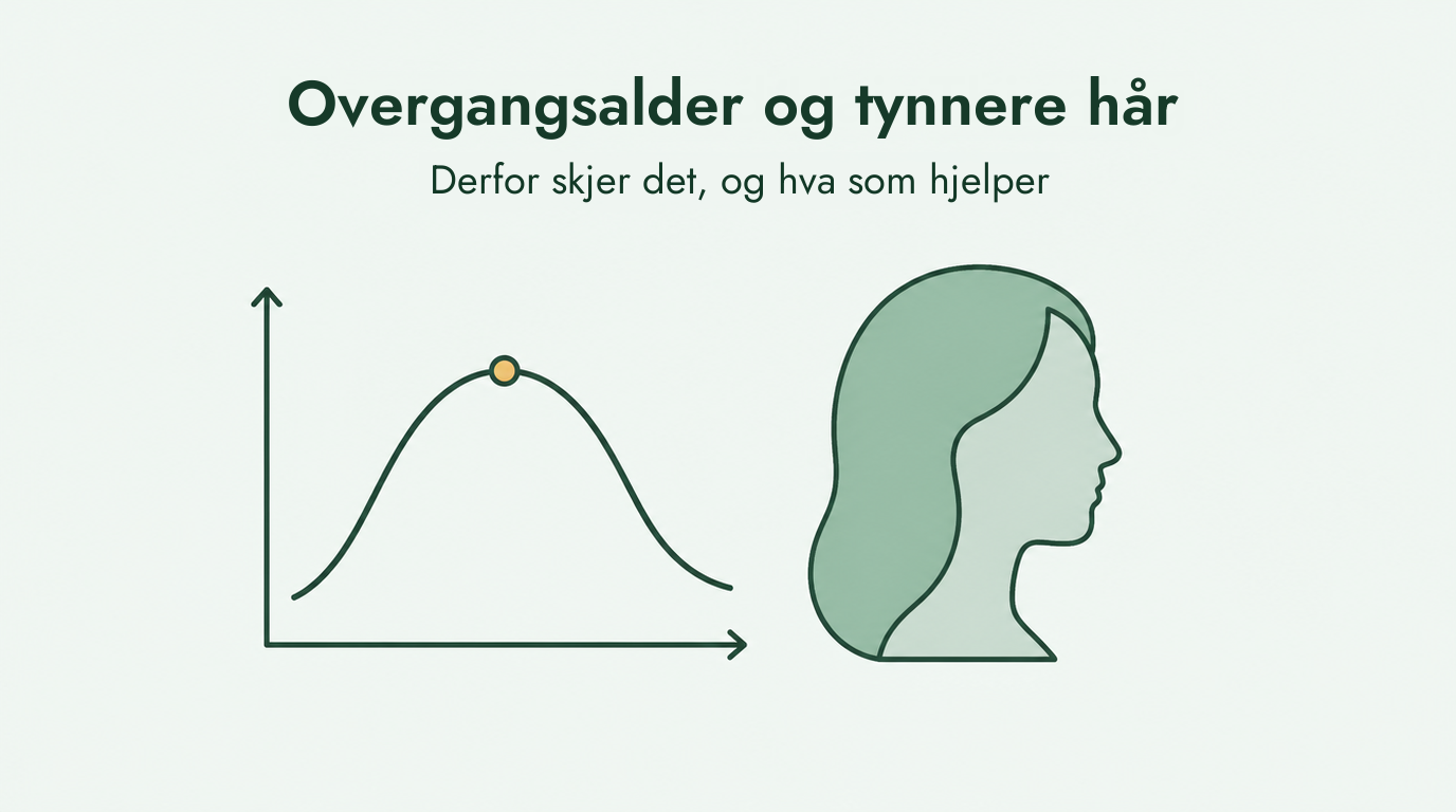 Overgangsalder og tynnere hår: dine muligheter