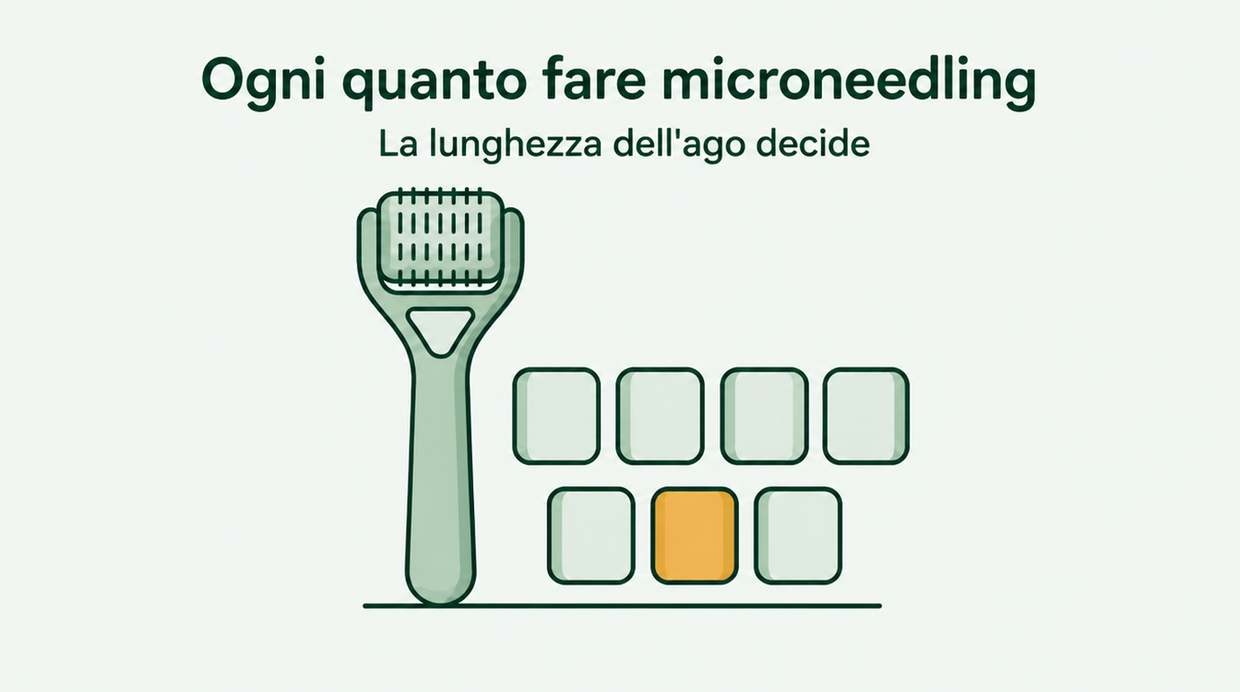 Ogni quanto fare il microneedling al cuoio capelluto