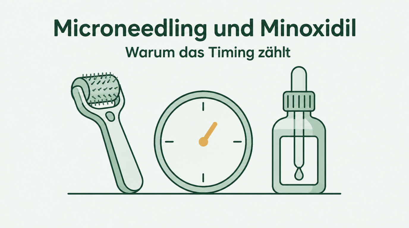 Microneedling und Minoxidil: Warum das Timing zählt