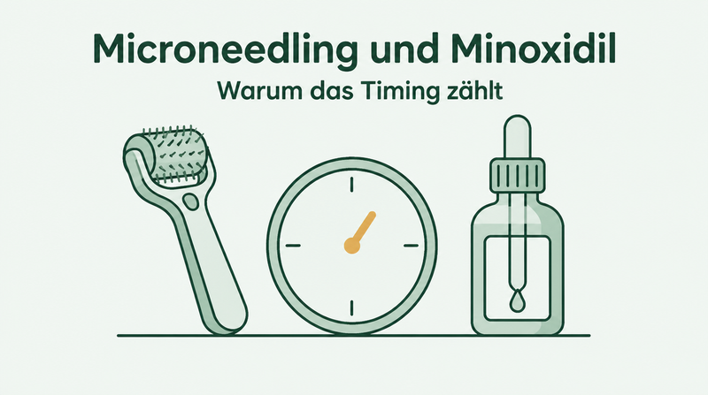 Microneedling und Minoxidil: Warum das Timing zählt
