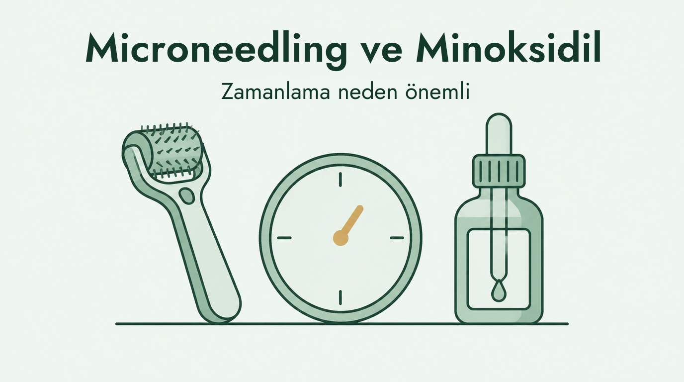 Mikroneedling ve minoksidil: zamanlama neden önemli