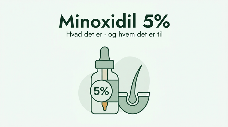 Minoxidil 5%: hvad det er, og hvem det er til