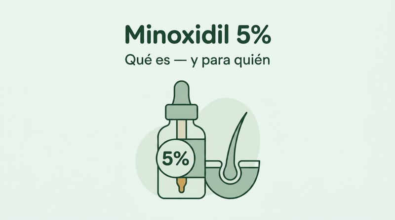 Minoxidil 5%: qué es y para quién es