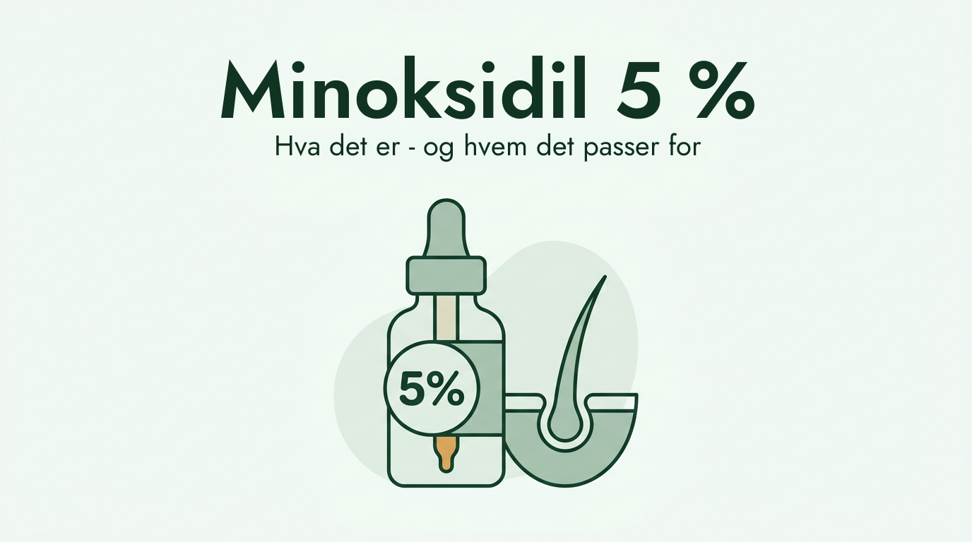 Minoksidil 5%: hva det er og hvem det passer for