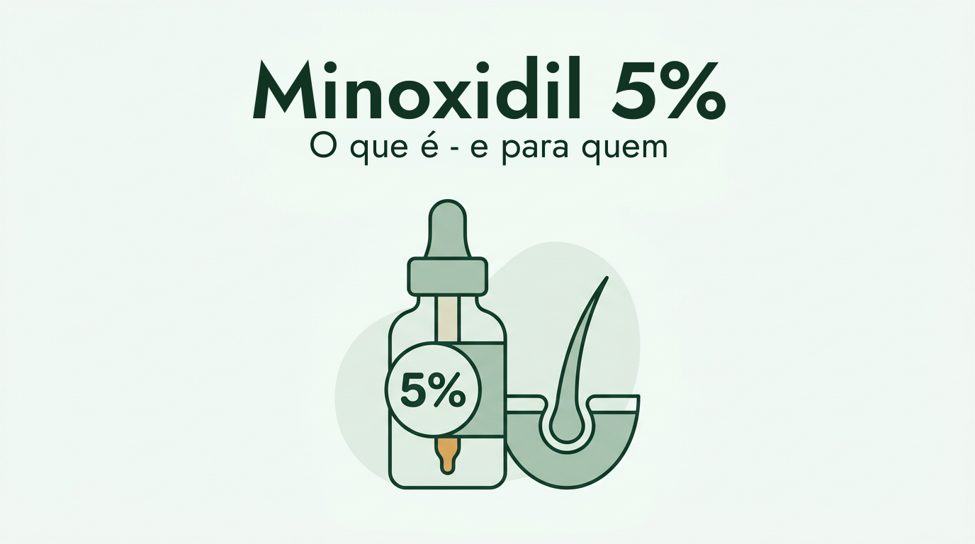 Minoxidil 5%: o que é e para quem serve