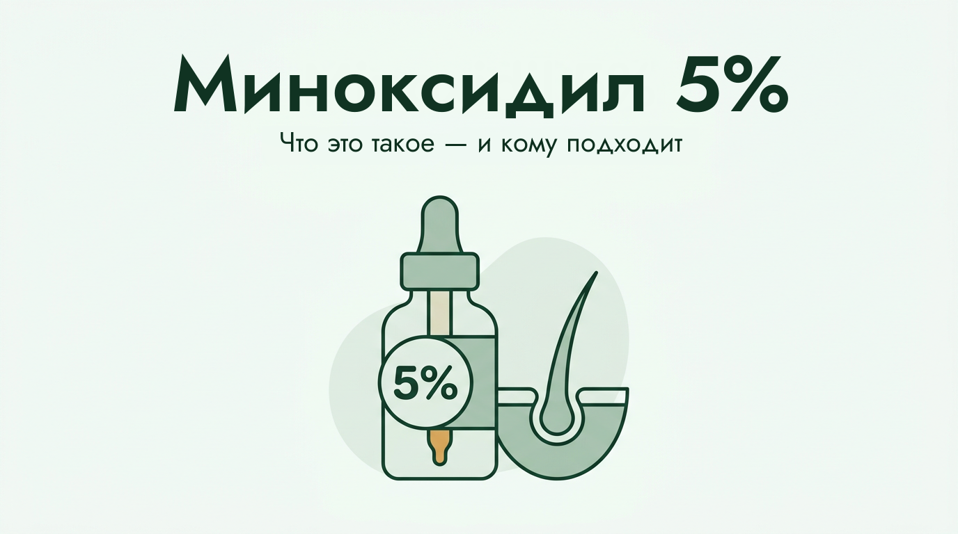 Миноксидил 5%: что это и кому подходит