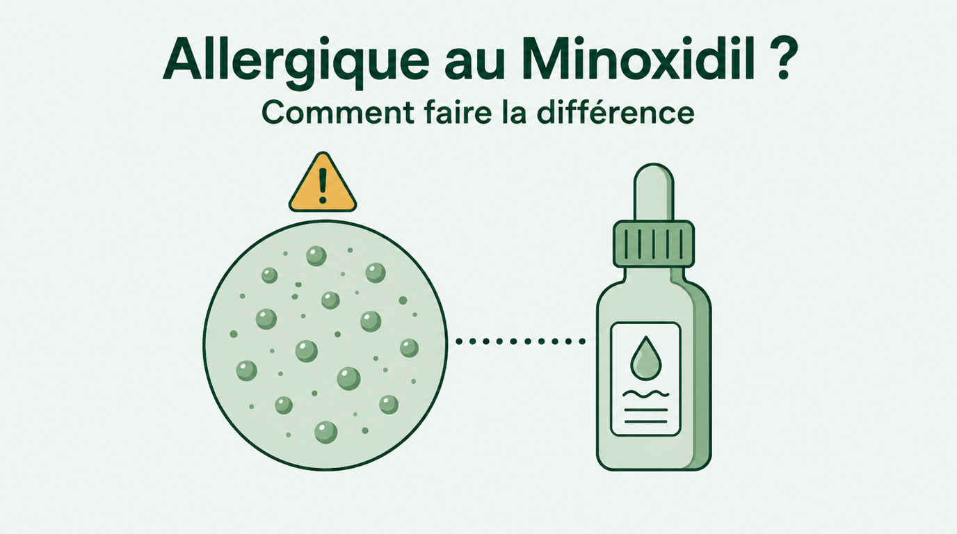 Comment distinguer une allergie au minoxidil d'une irritation