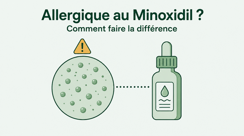 Comment distinguer une allergie au minoxidil d'une irritation