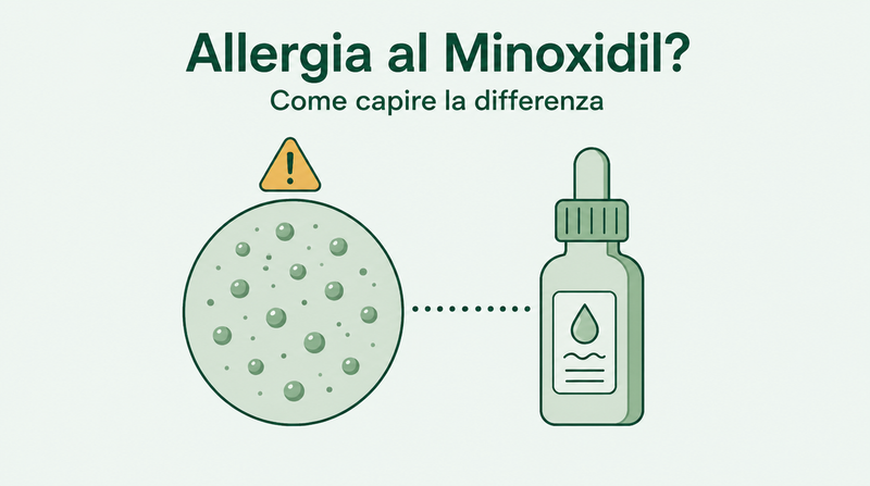 Come distinguere un'allergia al minoxidil da un'irritazione