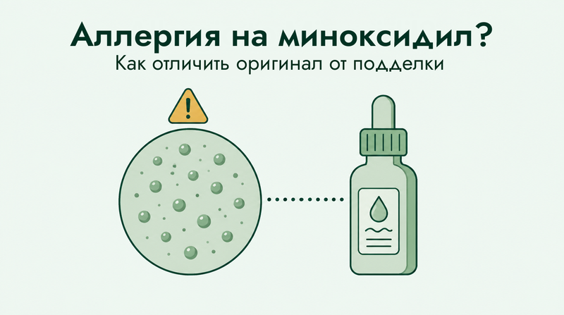 Как отличить аллергию на миноксидил от раздражения
