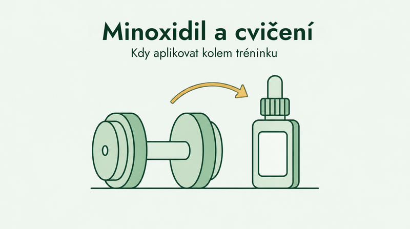 Minoxidil and exercise: when to apply