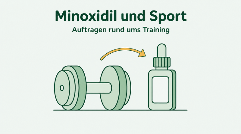 Minoxidil und Sport: Wann auftragen