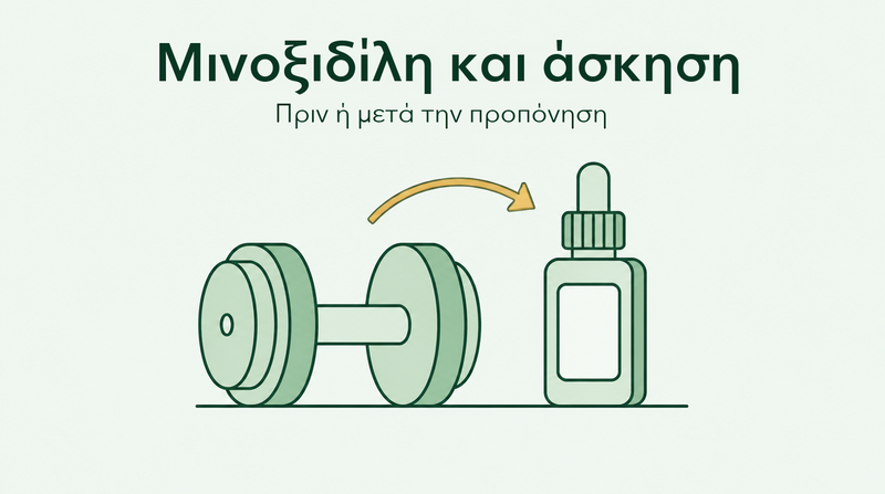 Μινοξιδίλη και άσκηση: πότε να εφαρμόζετε