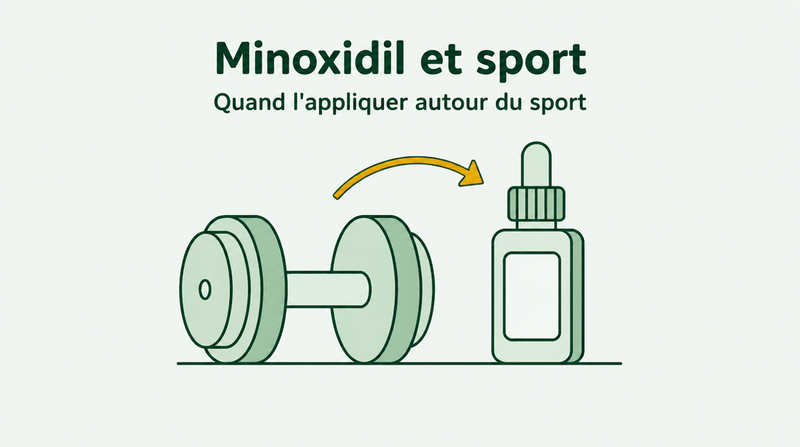 Minoxidil et sport : quand l'appliquer