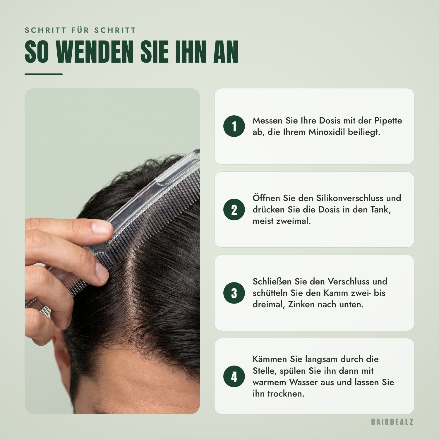 Schritt für Schritt — So wenden Sie ihn an