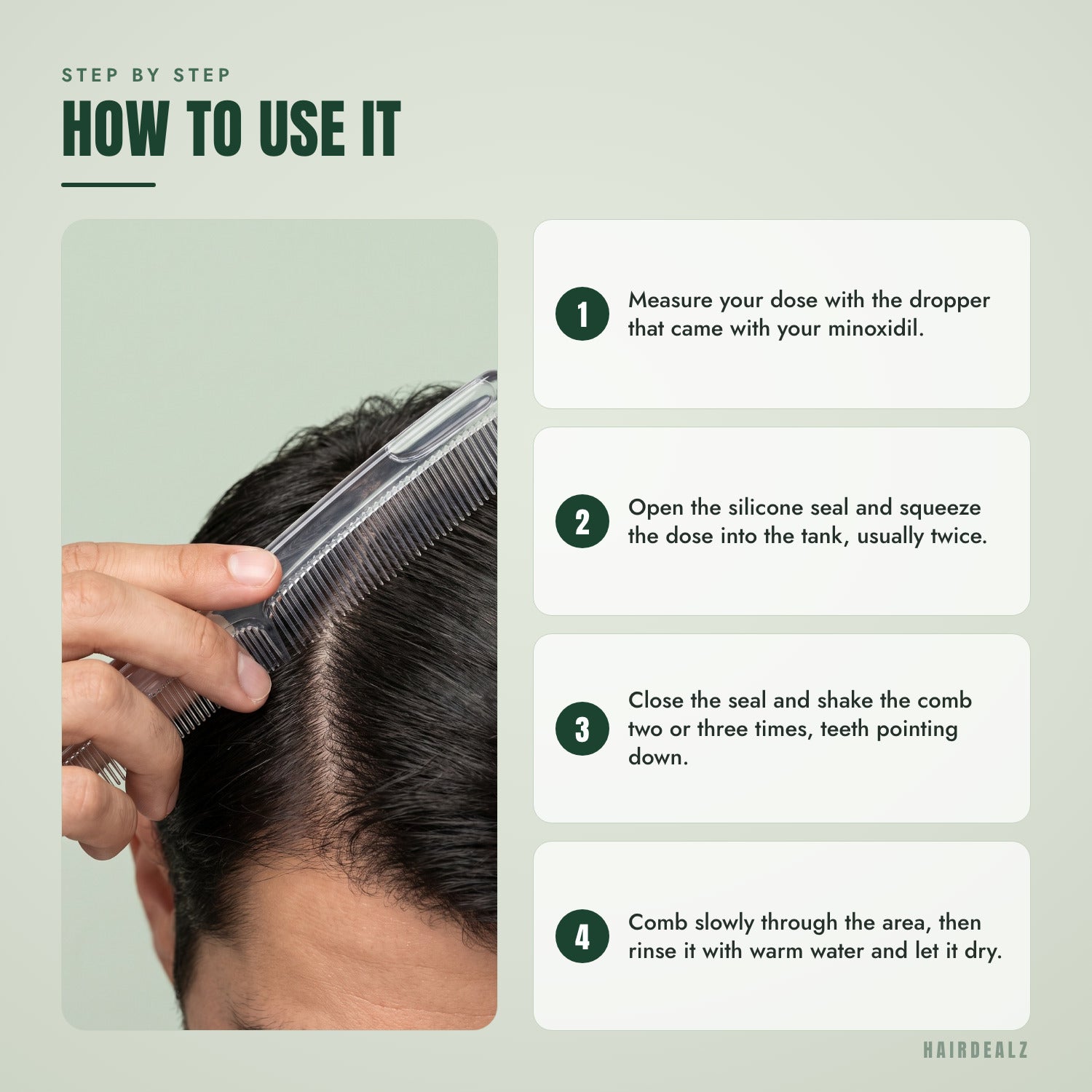 Step by step — How to use it