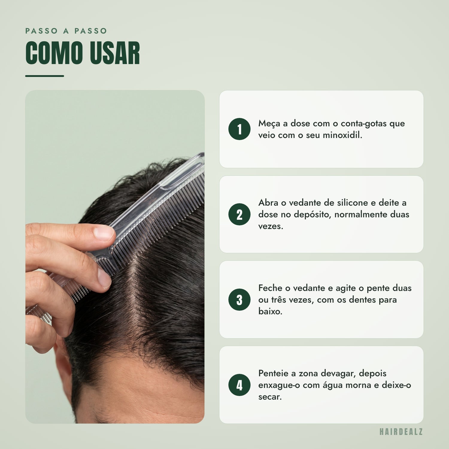 Passo a passo — Como usar