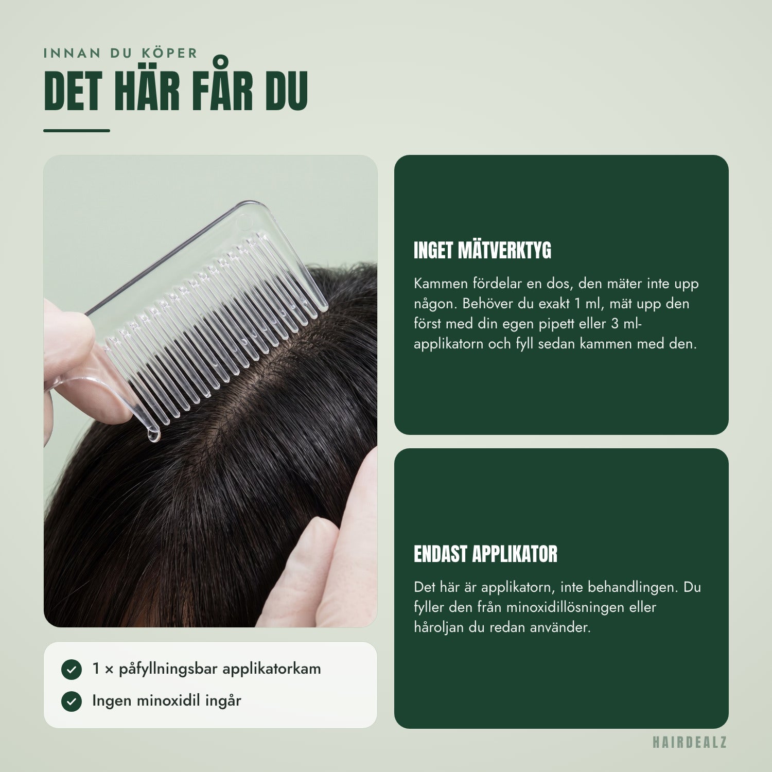 Innan du köper — Det här ingår