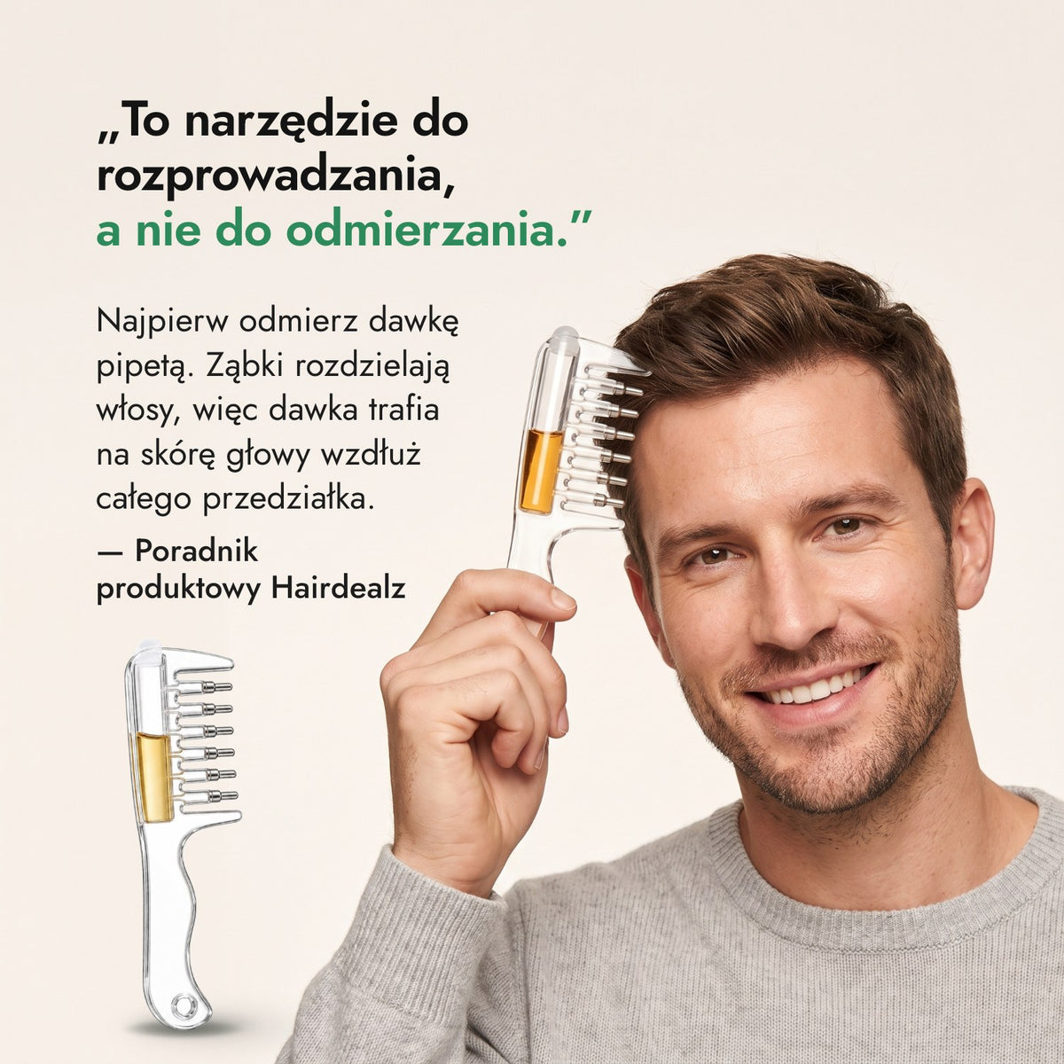 To narzędzie do rozprowadzania, a nie do odmierzania. — Poradnik produktowy Hairdealz