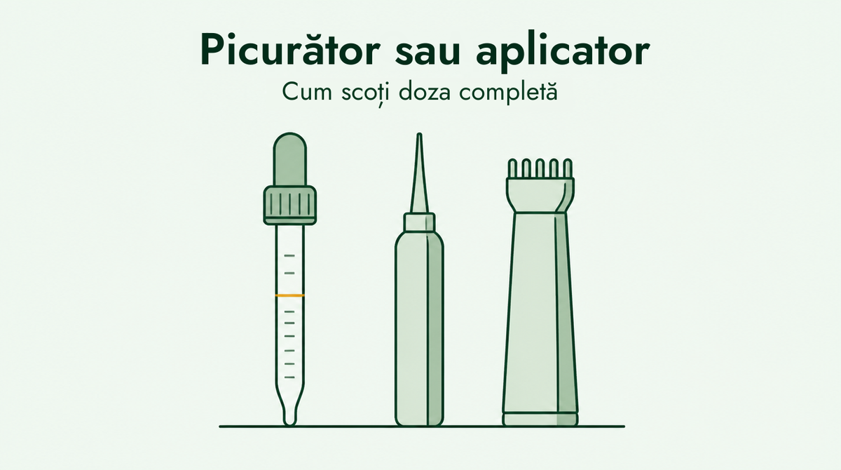Minoxidil dropper and applicator guide