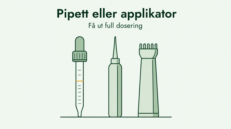 Guide till minoxidildroppare och applikator