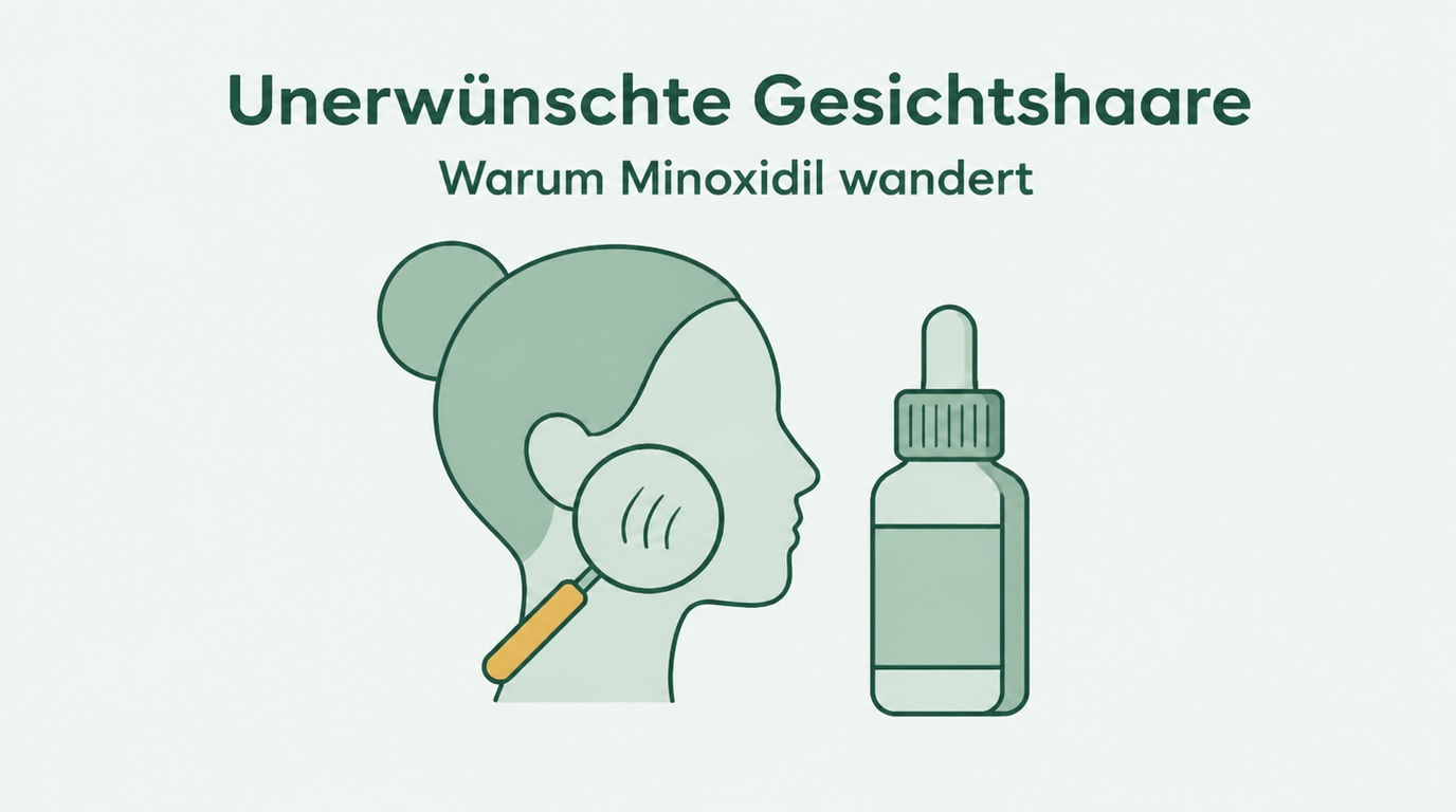 Minoxidil und unerwünschtes Gesichtshaarwachstum