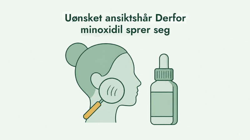 Minoksidil og uønsket ansiktshårvekst