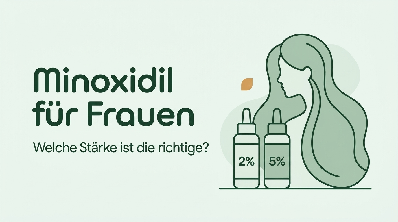 Minoxidil für Frauen: 2% oder 5%