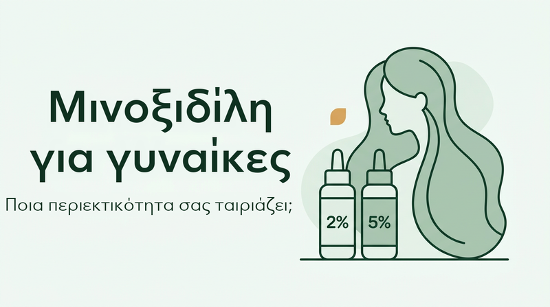 Μινοξιδίλη για γυναίκες: 2% ή 5%