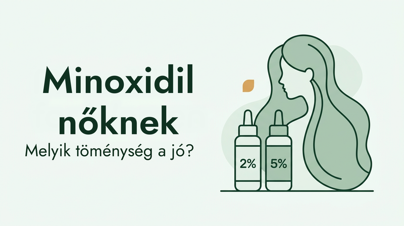 Minoxidil nőknek: 2% vagy 5%