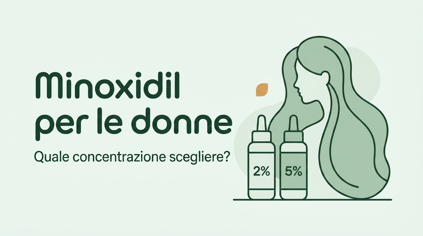 Minoxidil per donne: 2% o 5%