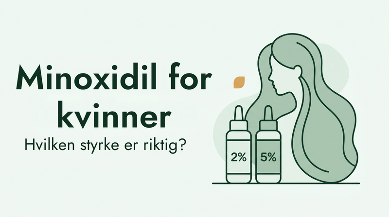Minoksidil for kvinner: 2 % eller 5 %