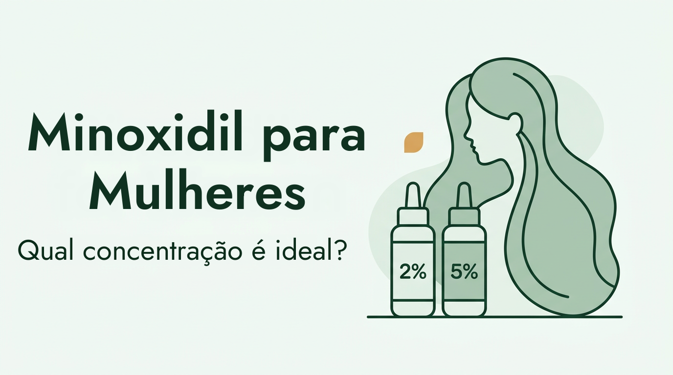 Minoxidil para mulheres: 2% ou 5%
