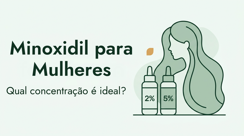 Minoxidil para mulheres: 2% ou 5%