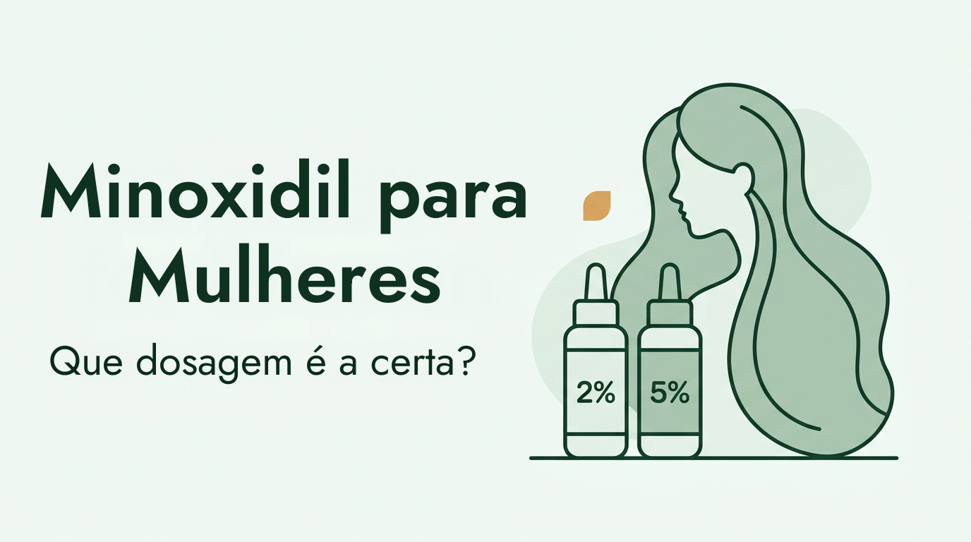 Minoxidil para mulheres: 2% ou 5%