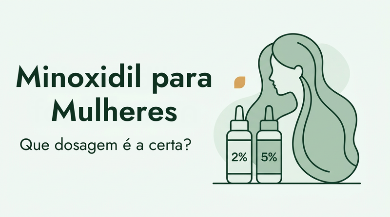 Minoxidil para mulheres: 2% ou 5%
