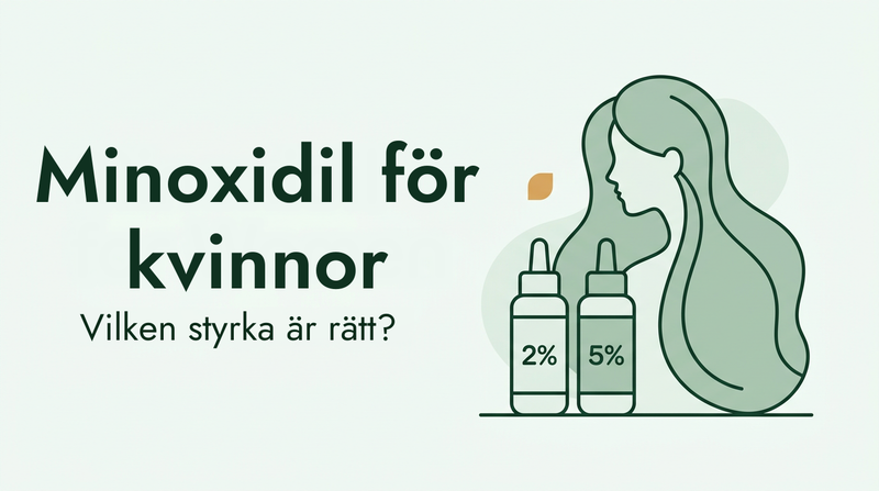 Minoxidil för kvinnor: 2 % eller 5 %
