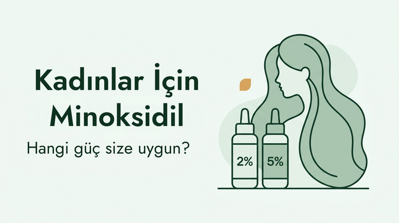 Kadınlar için minoksidil: %2 mi %5 mi