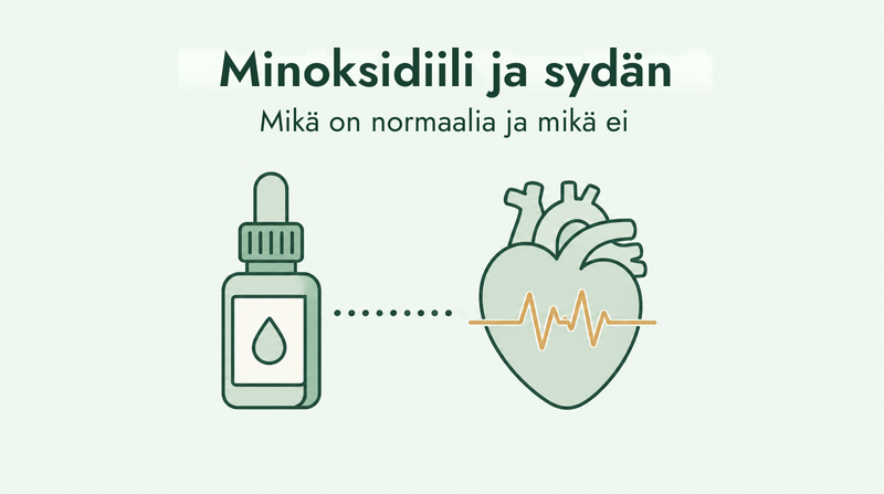 Minoksidiili, sydämentykytys ja verenpaine