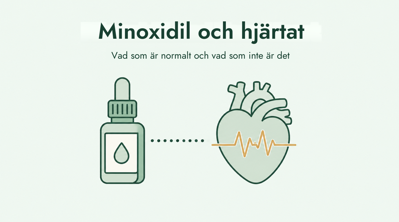Minoxidil, hjärtklappning och blodtryck