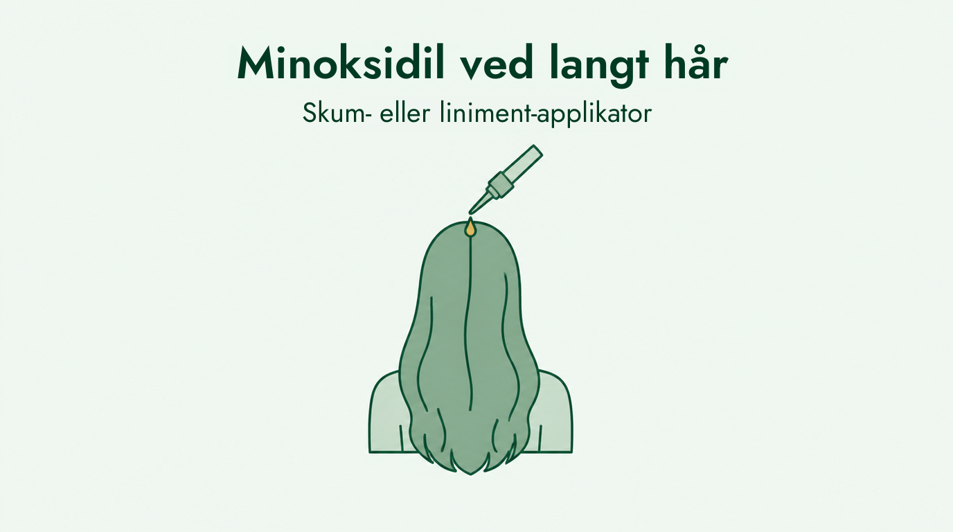 Minoksidil til langt hår: skum eller liniment