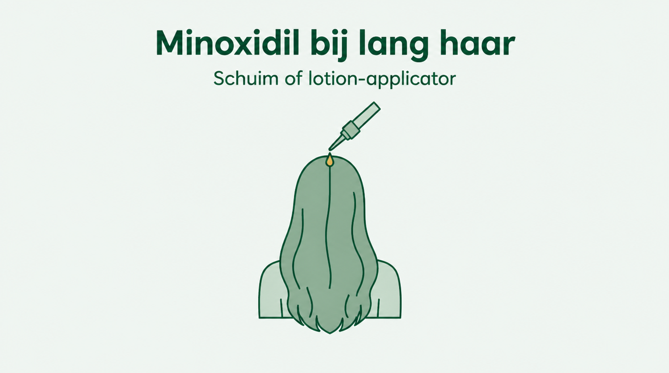 Minoxidil voor lang haar: schuim of lotion