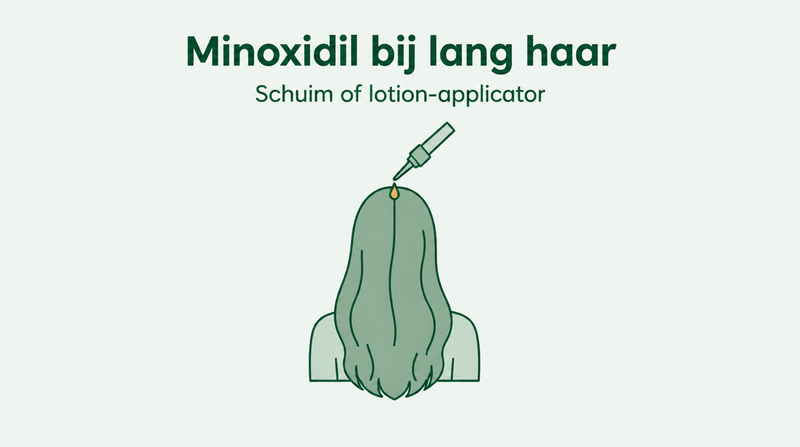 Minoxidil voor lang haar: schuim of lotion