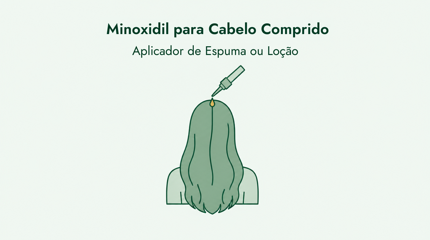 Minoxidil para cabelo comprido: espuma ou loção