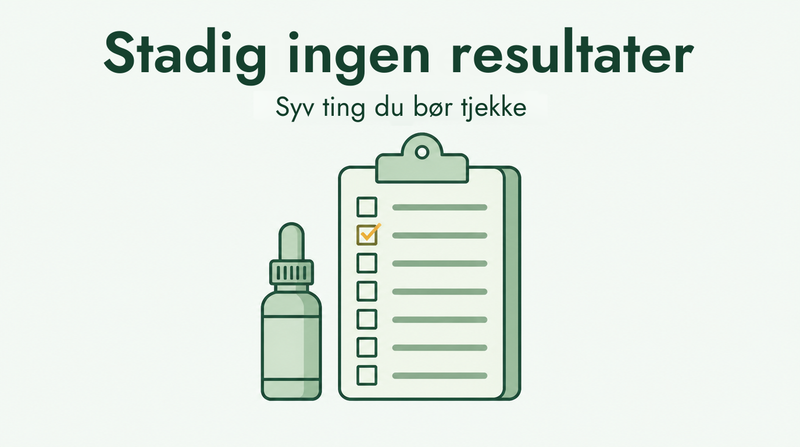 Minoxidil virker ikke efter seks måneder