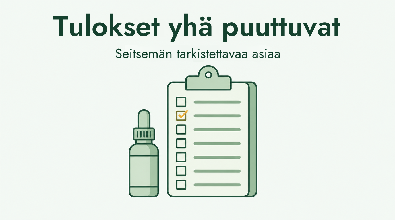 Minoksidiili ei tehoa kuuden kuukauden jälkeen